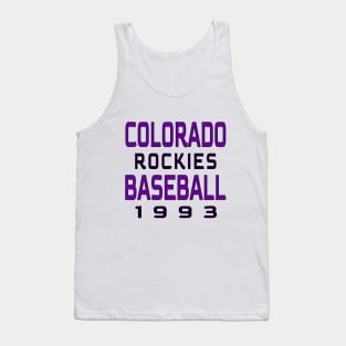 Colorado Rockies Baseball Classic Tank Top